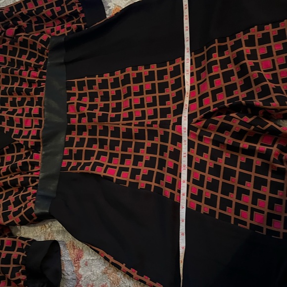 Bcbgmaxazria Geometric Wide- legged jumpsuit - Picture 14 of 16